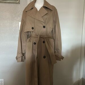H&M long belted trench coat